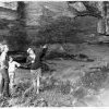 Percy Haslam at Baime shelter, Milbrodale near Broke 1970